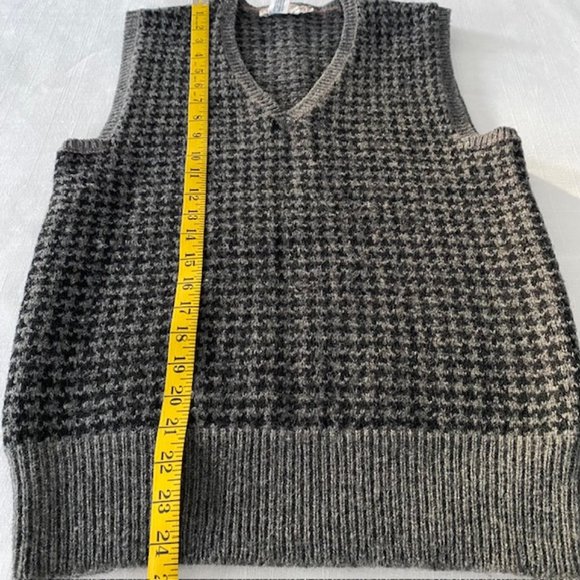 Jones New York Houndstooth Wool Vest - Vintage - Picture 11 of 16